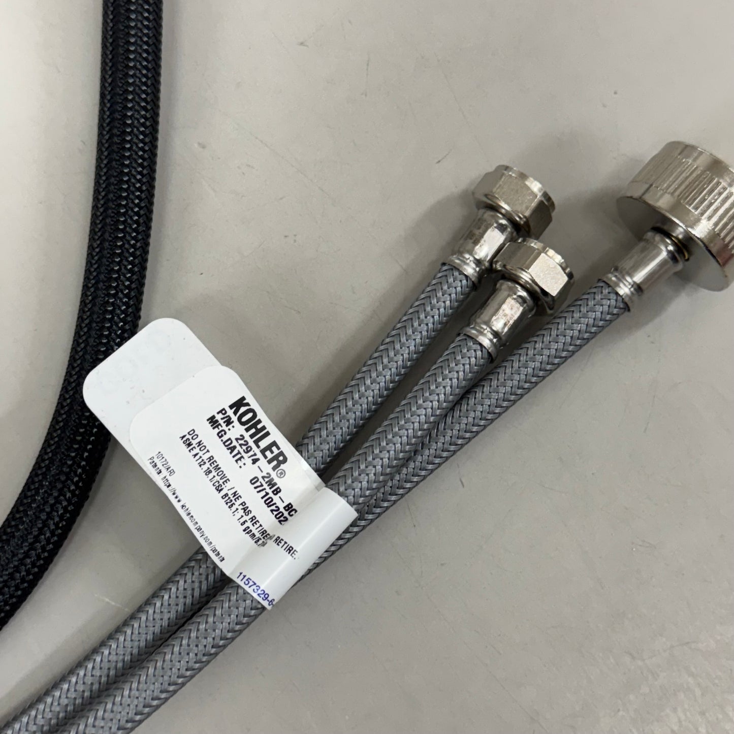 KOHLER Crue Touchless Pulldown Kitchen Faucet Vibrant Brushed Moderne Brass 22974-2MB