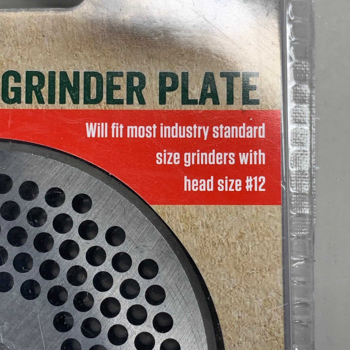 LEM Grinder Plate 3mm #12 (1/8") 2-3/4" Diameter Stainless Steel