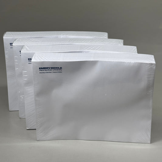 ZA@ SEVILLE (500 PACK) Side Seam Booklet Gummed Flap Envelopes 10x13 #28 White Wove V01296