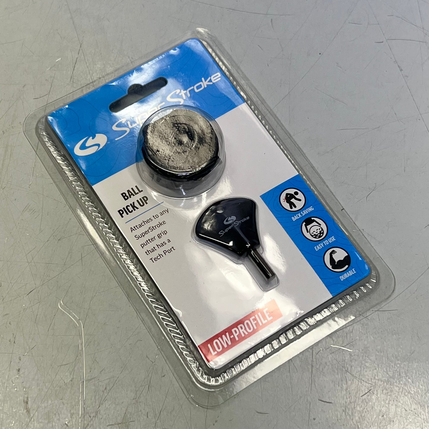 SUPER STROKE (2 PACK) Low Profile Ball Pick Up Attachment For Equipment