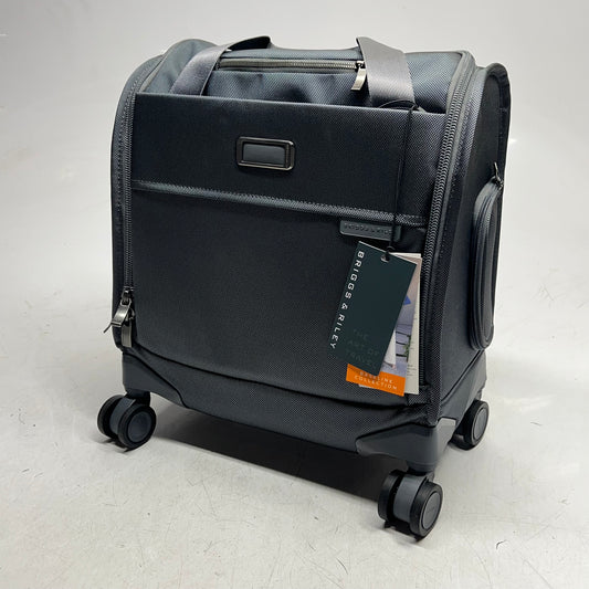 BRIGGS & RILEY Cabin Spinner Suit Case Smart Packing 14x14x8" Grey BLU116SP-10