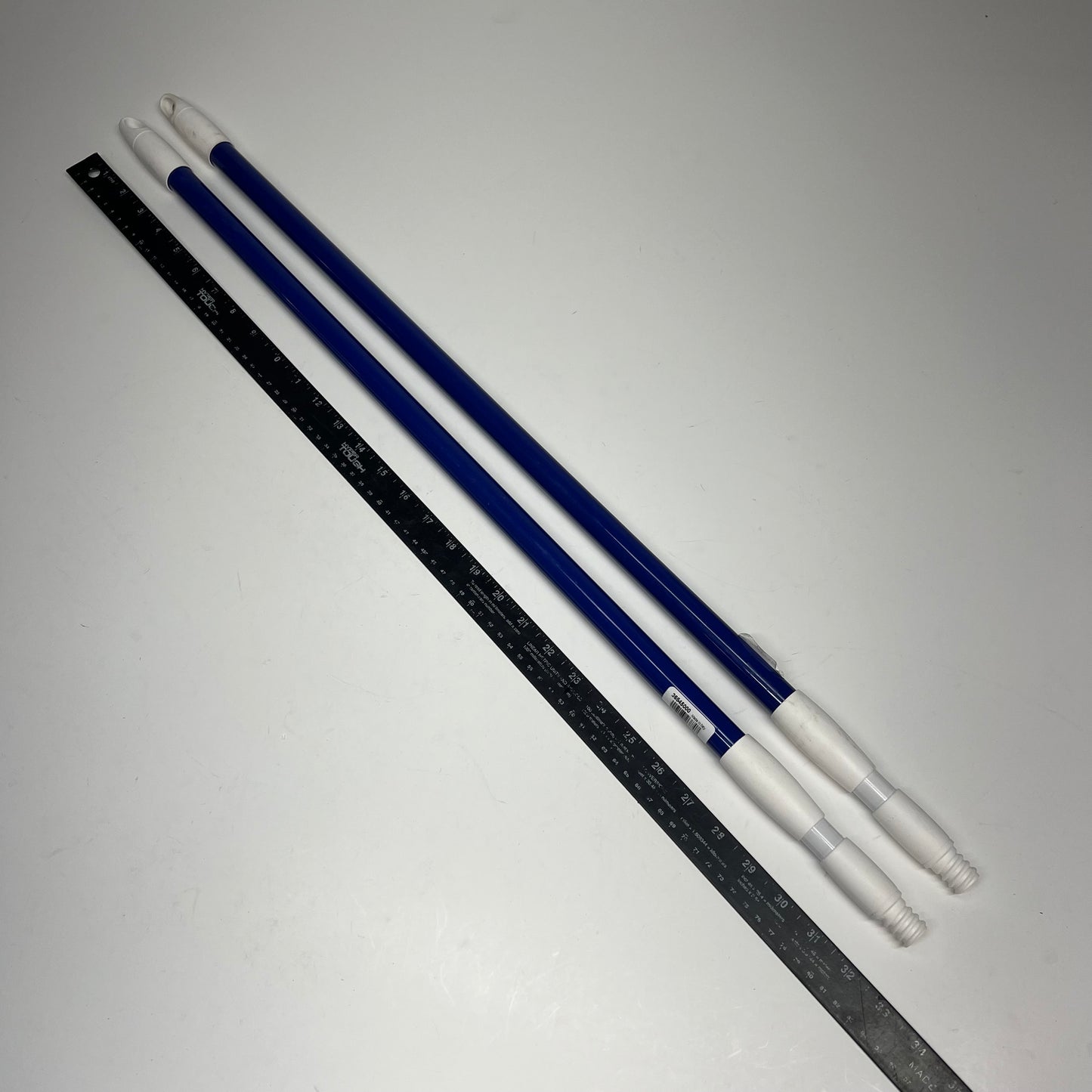 ZA@ CARLISLE (2 PACK) Metal Telescopic Handle for High Access Cleaning 34" Royal Blue 36545000