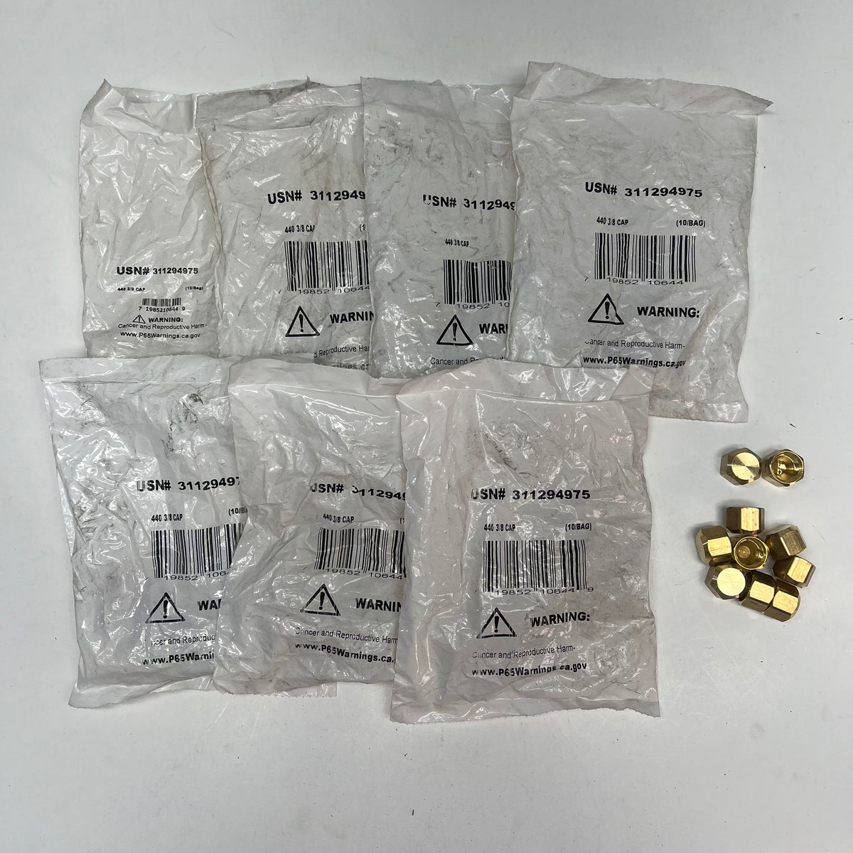 CUI (80 PACK) Cap For Fuel, Oil & Liquified Petroleum 3/8" Flare Brass 311294975