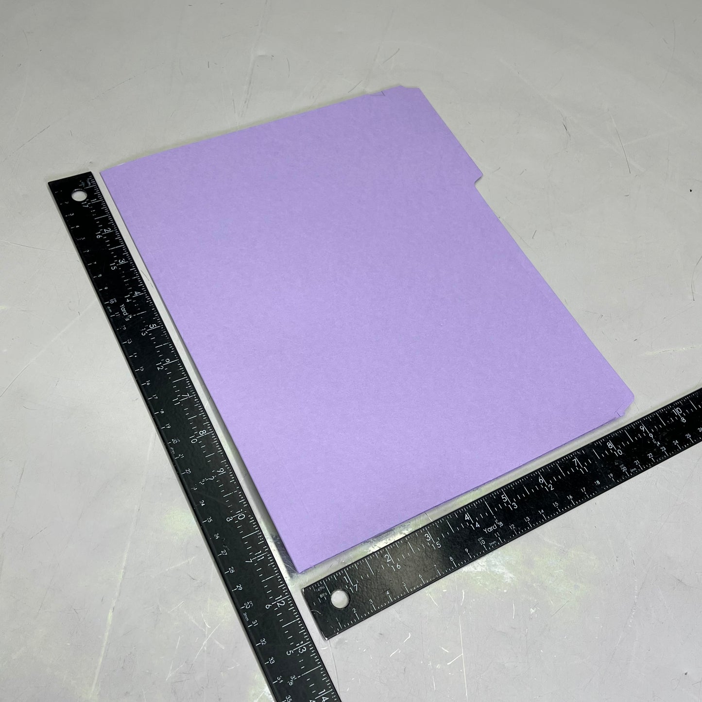 SMEAD (100 PACK) Reinforced File Folder Letter Sz 1/3 Cut Tab Lavender 12434