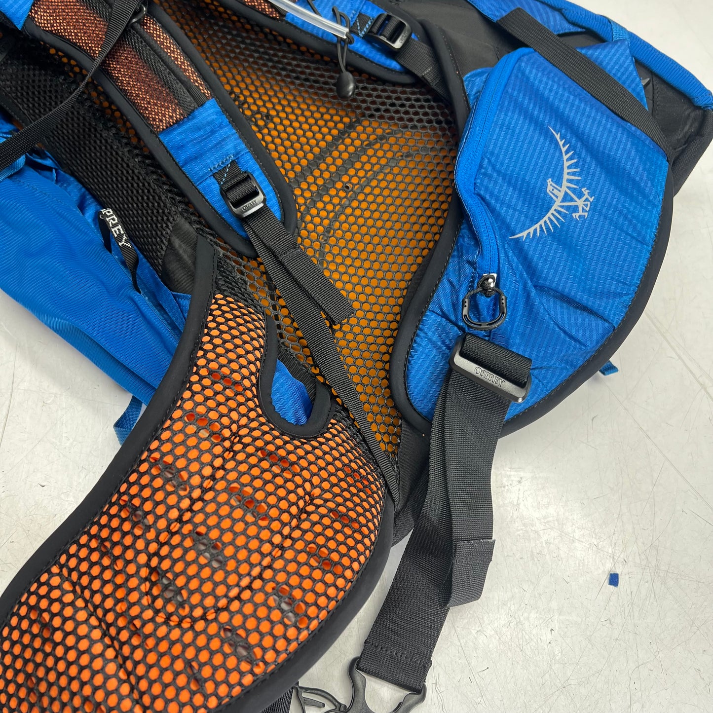 OSPREY Exos 58 Backpack Comfort Pack Men's Sz L/XL 61L Blue Ribbon 10004021