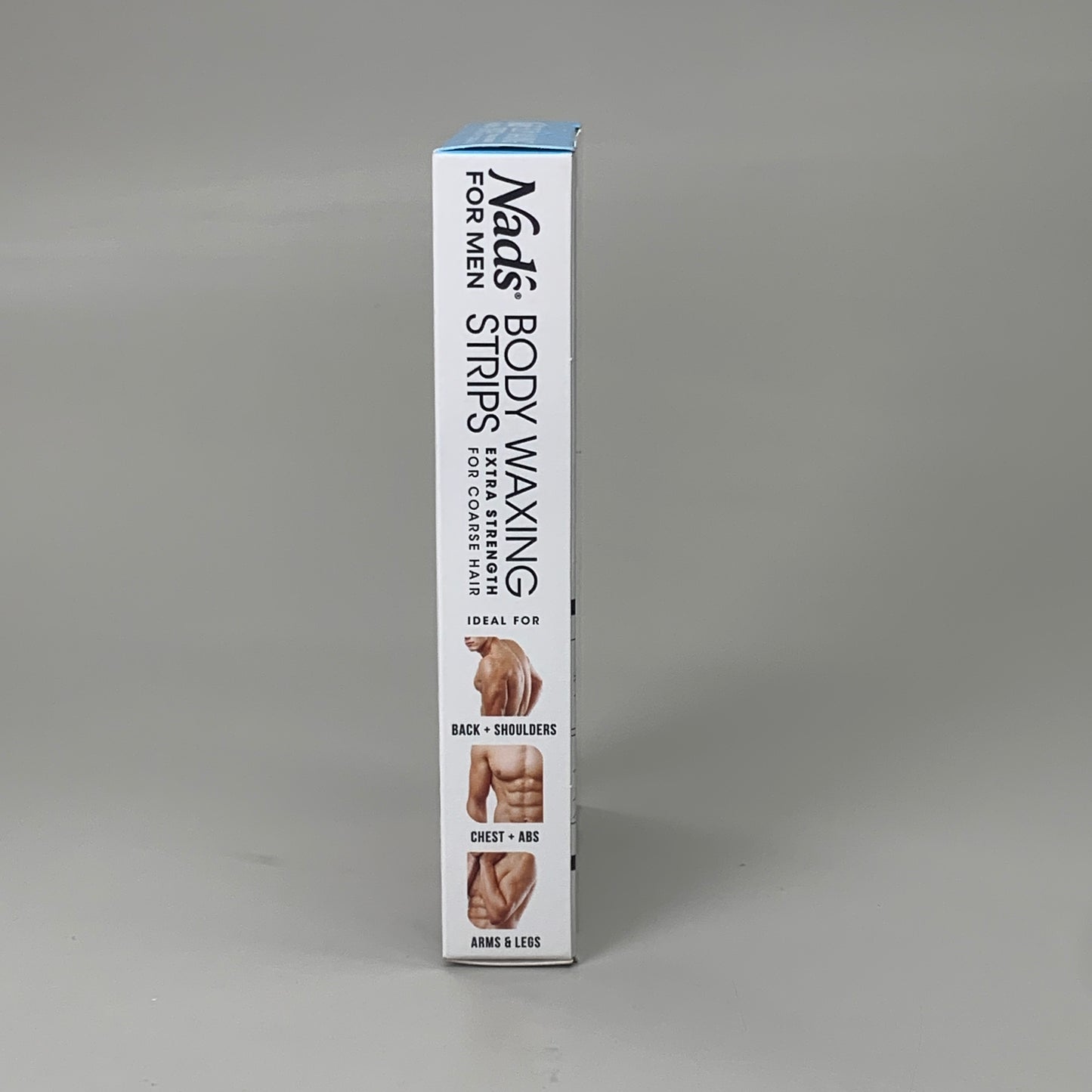 NADS 2 PK Mens Body Wax Strips for Course Male Hair 3494EN06