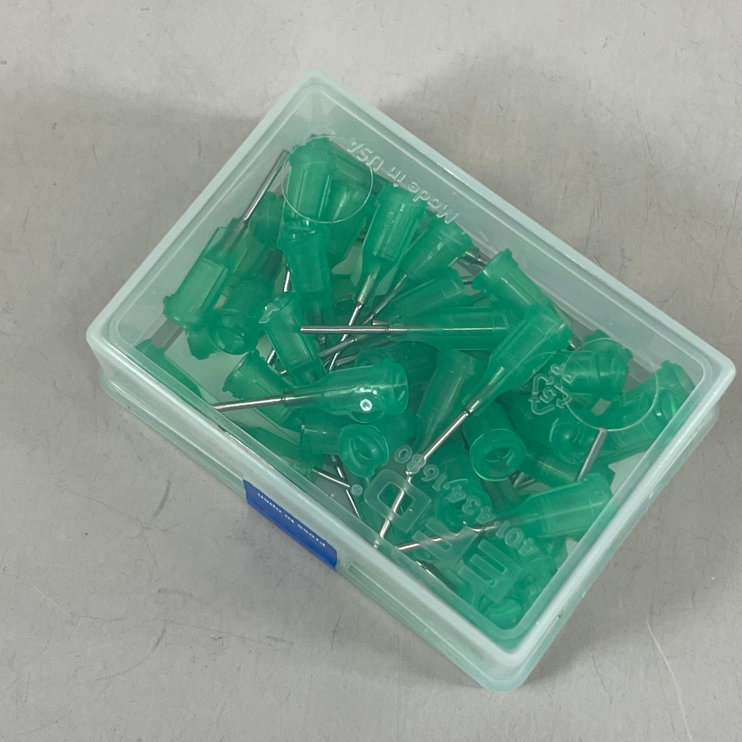 NORDSON EFD 7018129 Dispensing Needle Tip 18GA, 0.5" L, Green, 50/Box Green 7018129