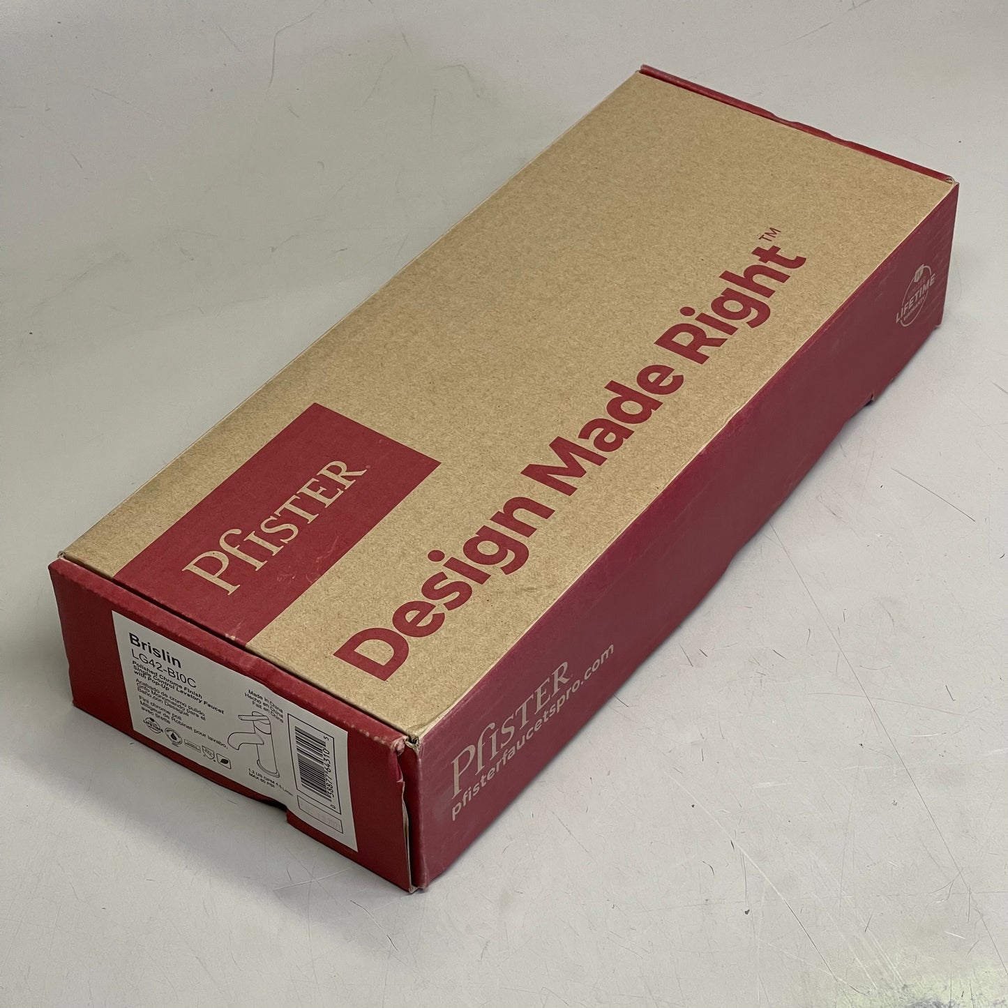 PFISTER Brislin Single Control Bathroom Faucet Polished Chrome LG42-BI0C