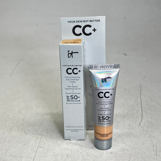 IT COSMETICS Cc+ Full Coverage Correcting Foundation W/ Spf 50+ .406Oz Light Med