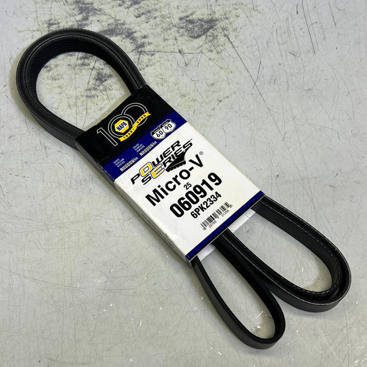 NAPA Power Series Automotive V-Ribbed Belt K06 13/16" X 92 3/8" Black 25060919