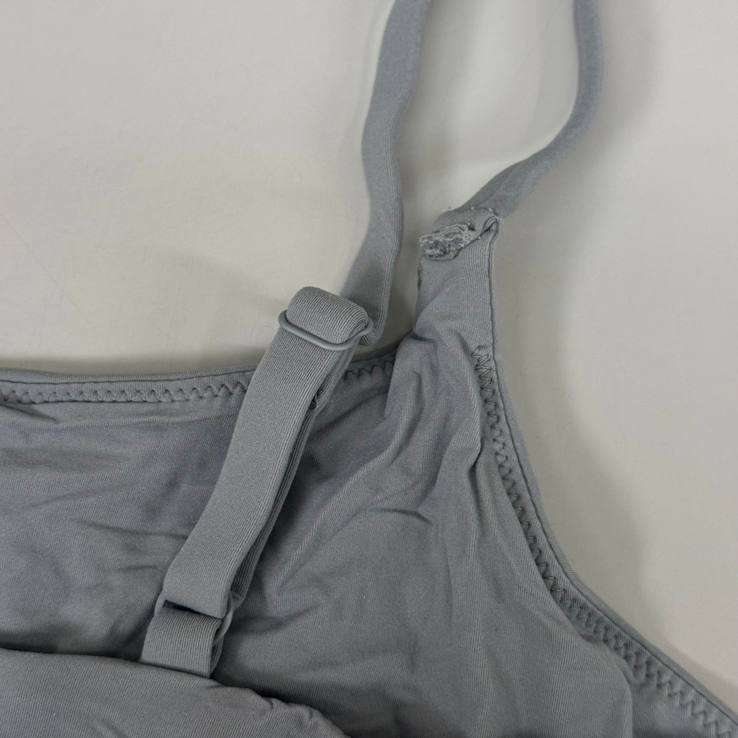 SKIMS Buttery Soft Fits Everybody Scoop Bralette Women's Sz XL Grey BR-SCN-2025