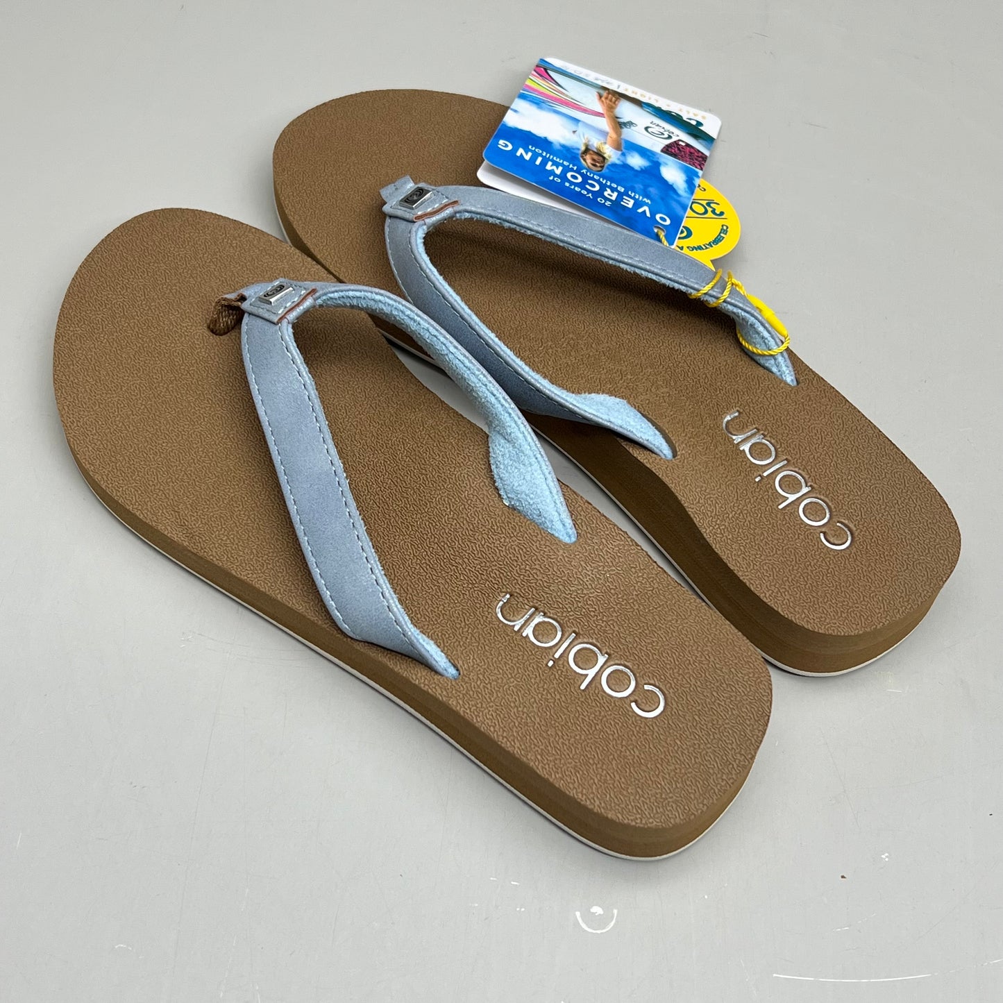 COBIAN Skinny Bounce Comfortable Synthetic Strap Women's Sz 8 Blue SKI25-400-08