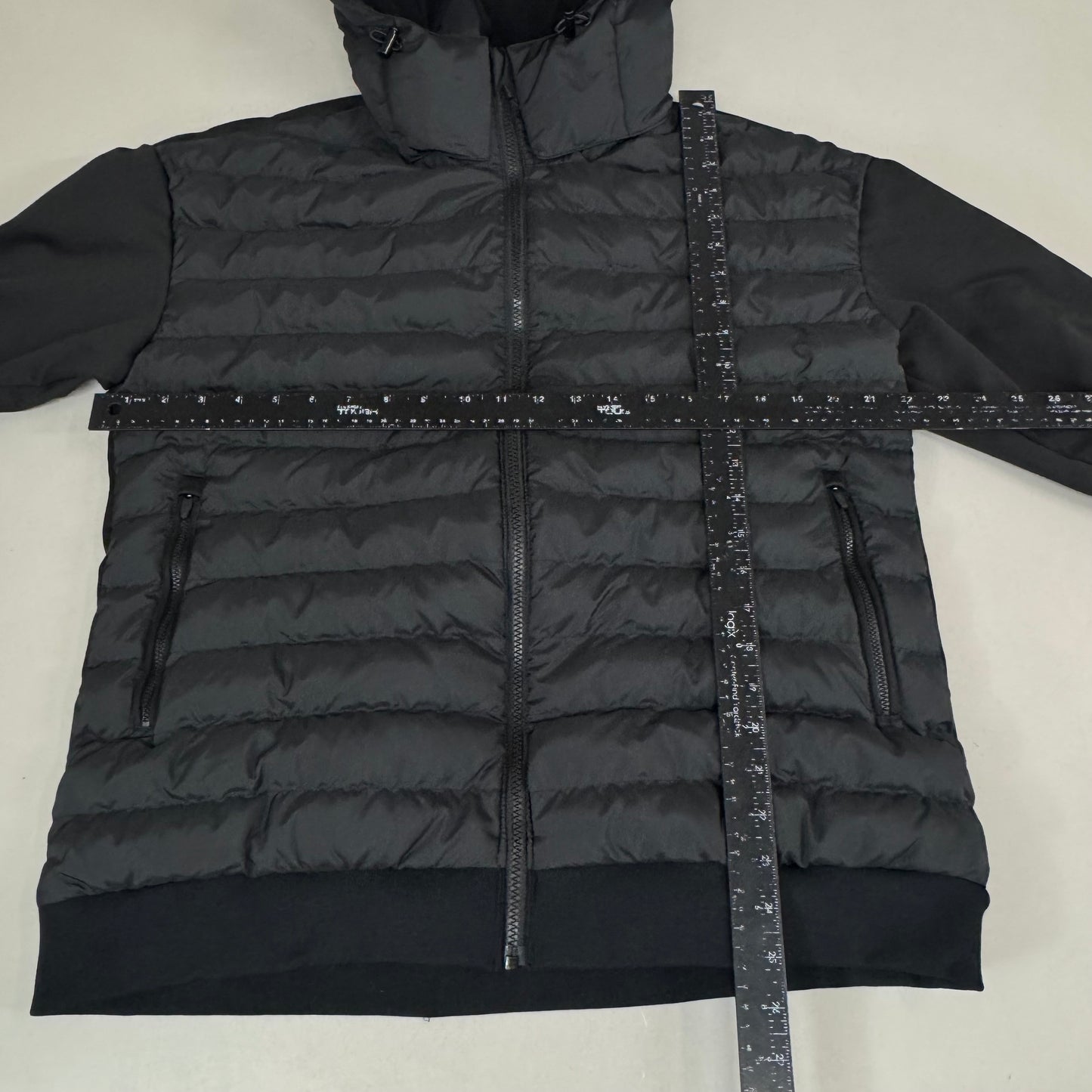 SAMSHIELD Sloane Equestrian Quilted Winter Coat Fleece Men's Sz L Black