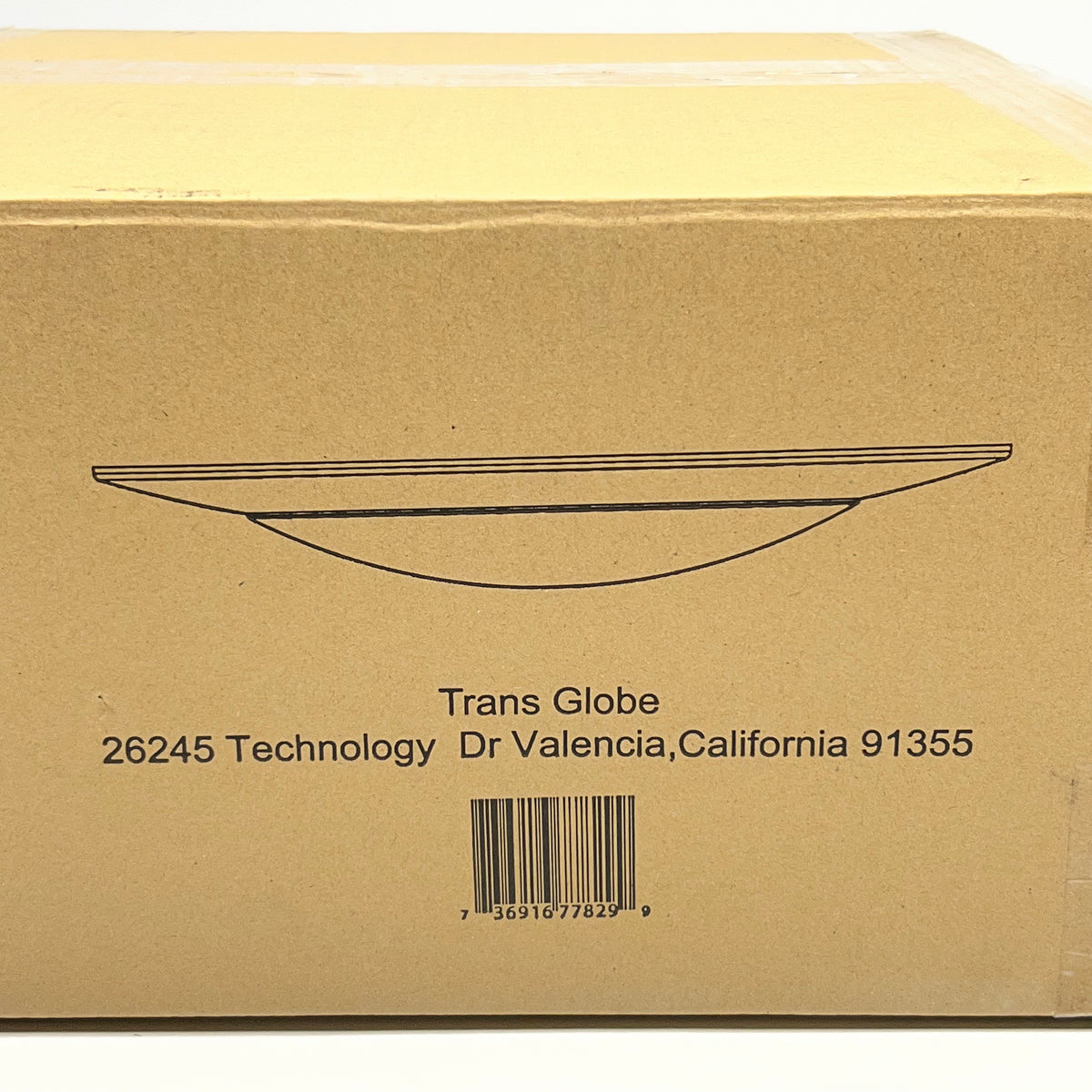 TRANS GLOBE (24 PACK) 7.5" Slim Led Flush Mount Disk Lights - White LED-30099-5CCT-24 WH