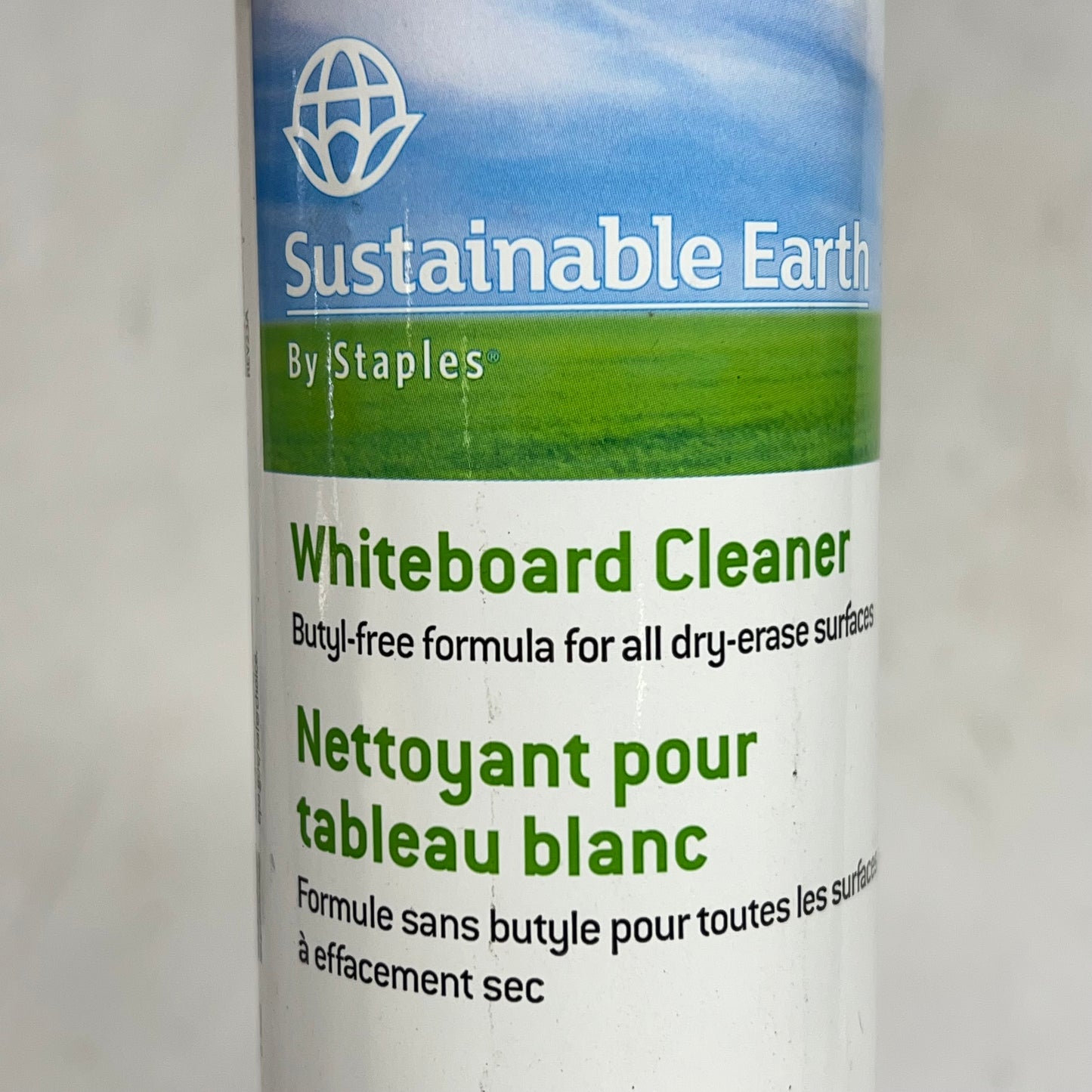 ZA@ STAPLES (3 PACK) Sustainable Earth Whiteboard Cleaner  8 fl oz  Clear SEB500008-C