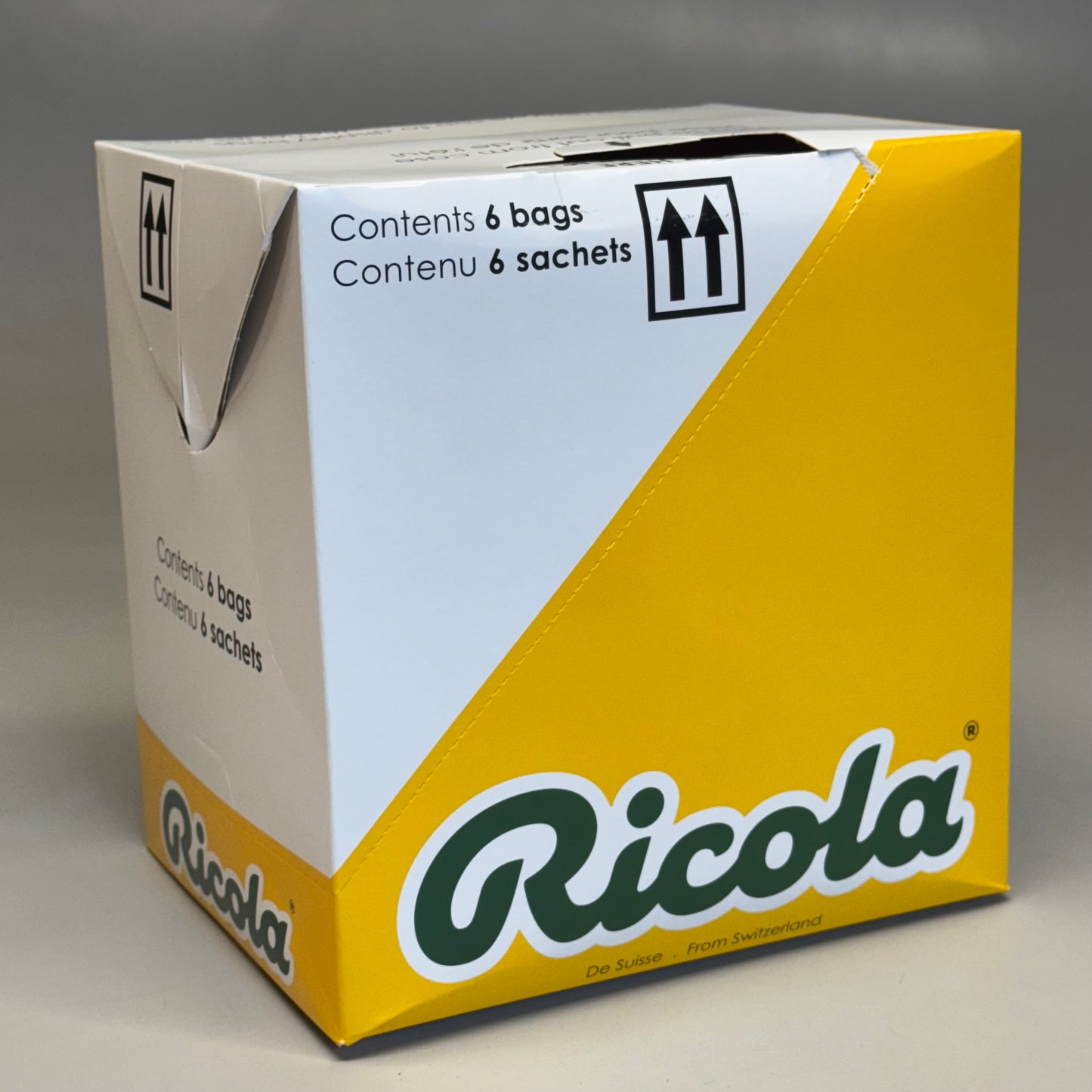 ZA@ RICOLA (6 BAGS, 45 pcs Each) Honey Herb Cough Suppressant BB 02/27