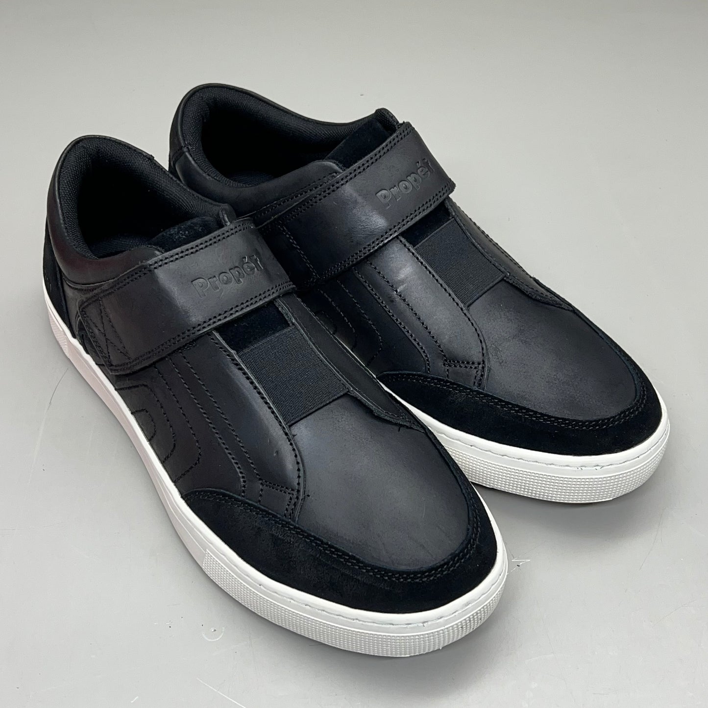 PROPET Kade Strap Sneaker Adjustable Diabetic Men's Sz 12 X(3E) Black MCA043L