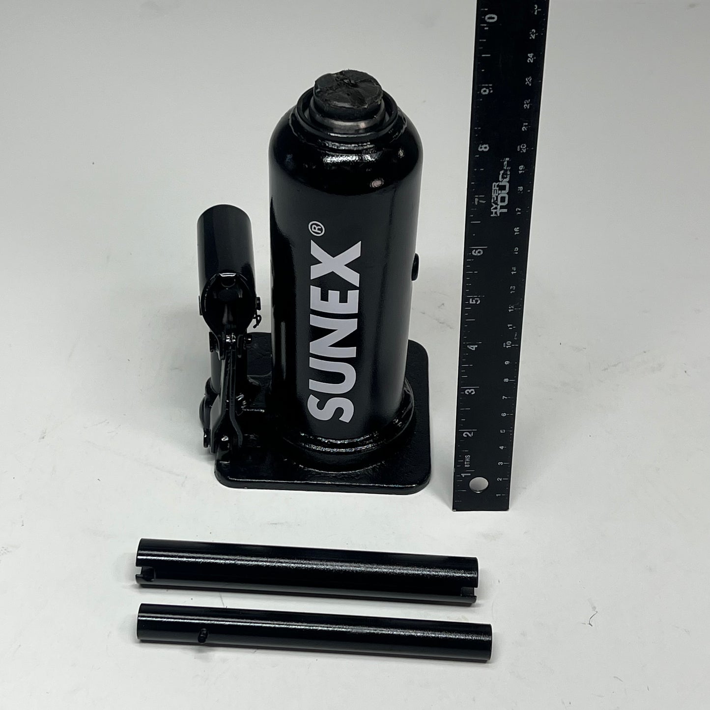 SUNEX TOOLS Bottle Jack Fully Welded Base Built-in Safety Valve 6 Ton 4406