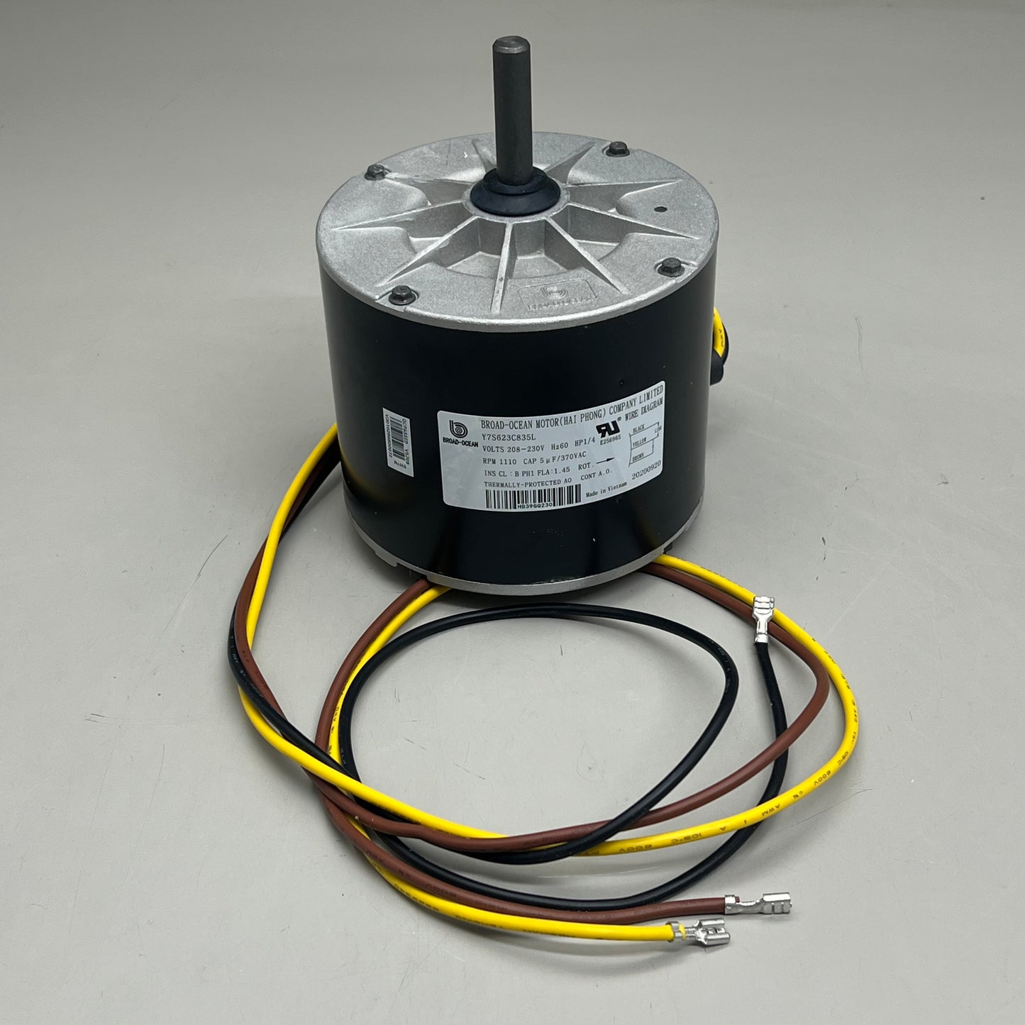 Broad-Ocean Motor Condenser For ICP HVAC Equipment 2.5"x1/2" Black/Silver 1185924