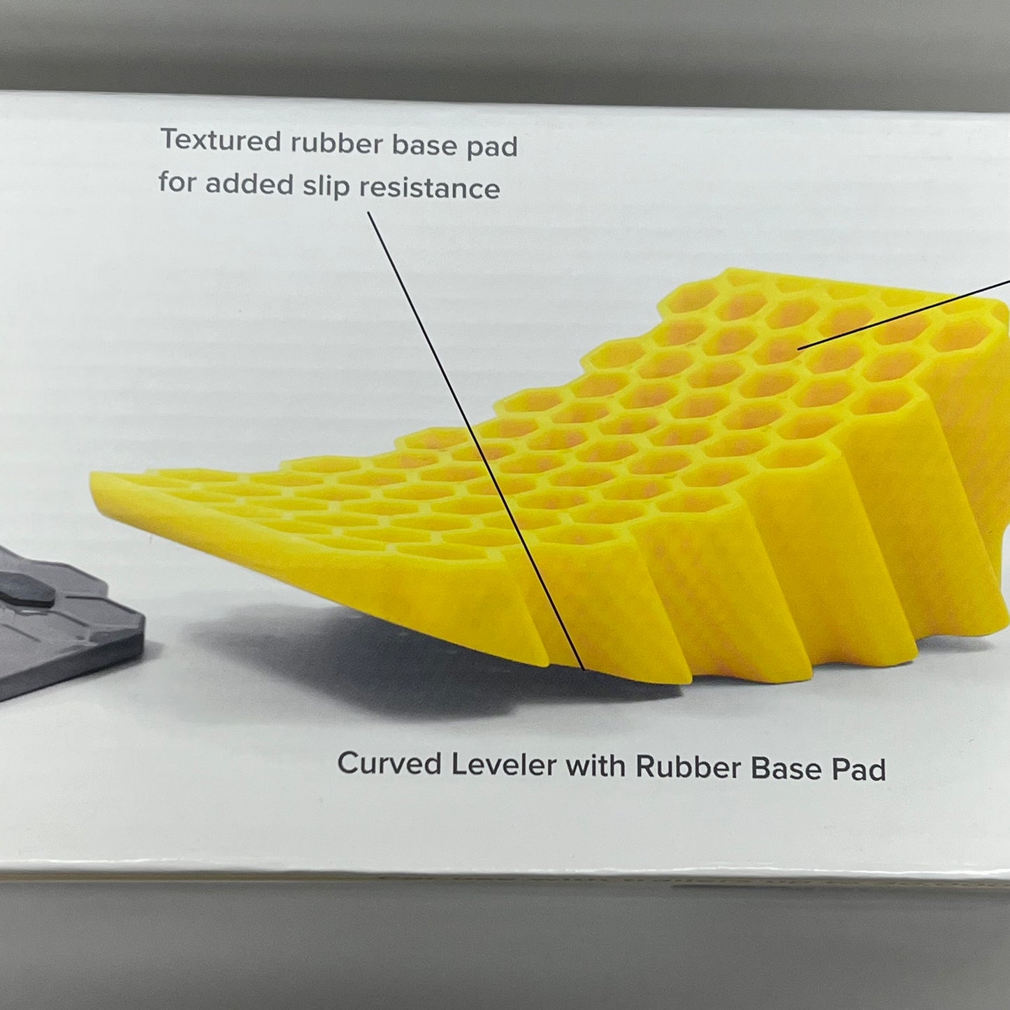 CAMCO Curved Leveler and Chock Rubber Honeycomb Adds up to 4" in Length 44423