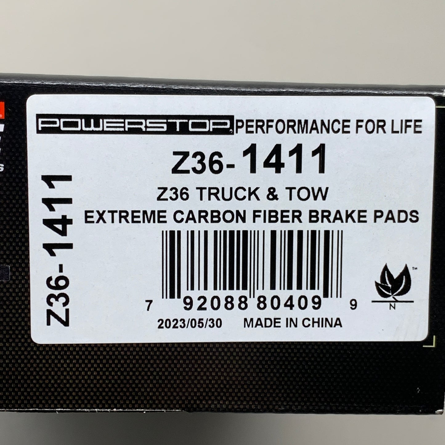 POWERSTOP Brake System Performance Disc Brake Pad Truck & Tow Z36-1411