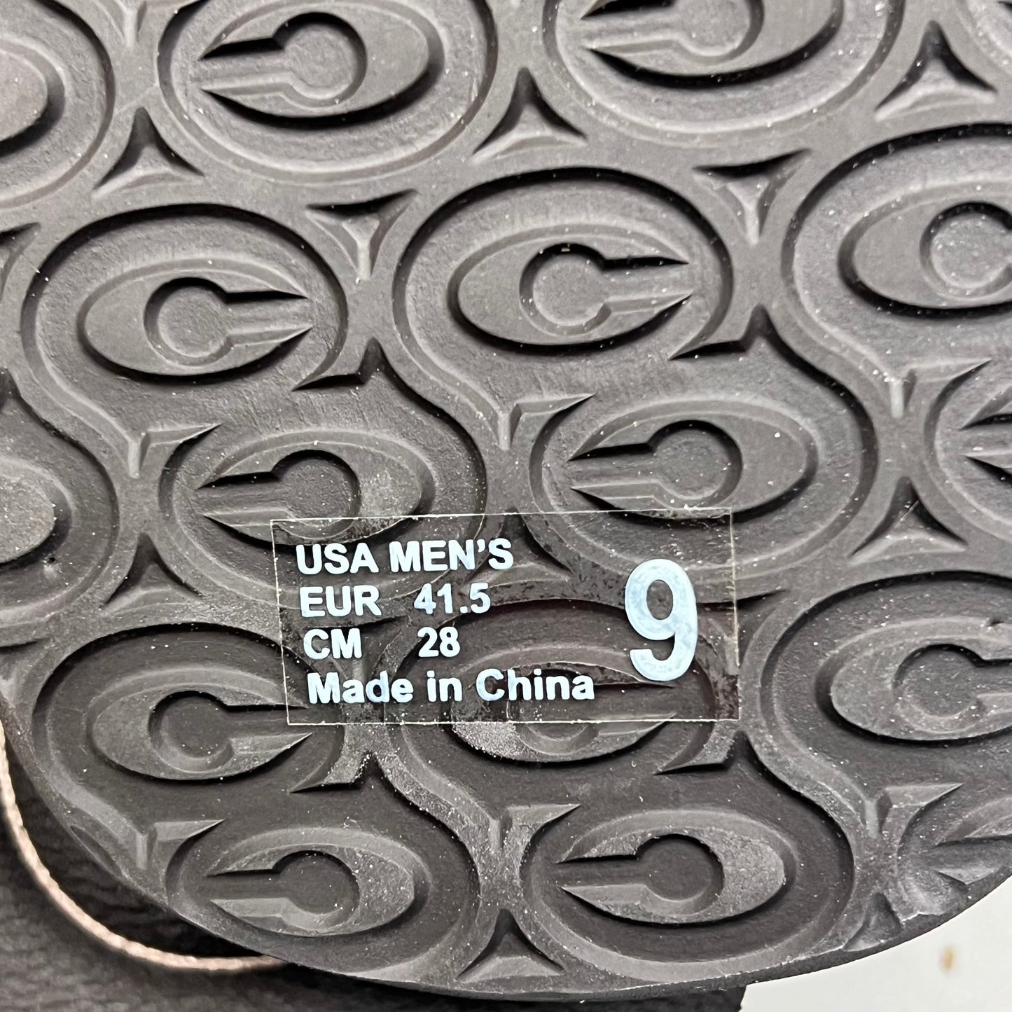 COBIAN Floater Sandals Synthetic Strap Men's Sz 9, EU 41.5 Mocha FLT18-203-9