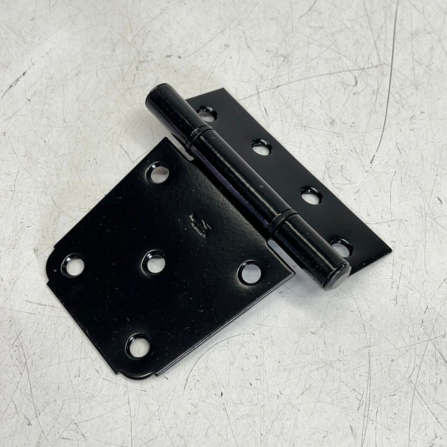ZA@ NATIONAL HARDWARE (3 PACK) Gate Hinge 4-1/4"W Frame Leaf x 1.56"H Black N223-867