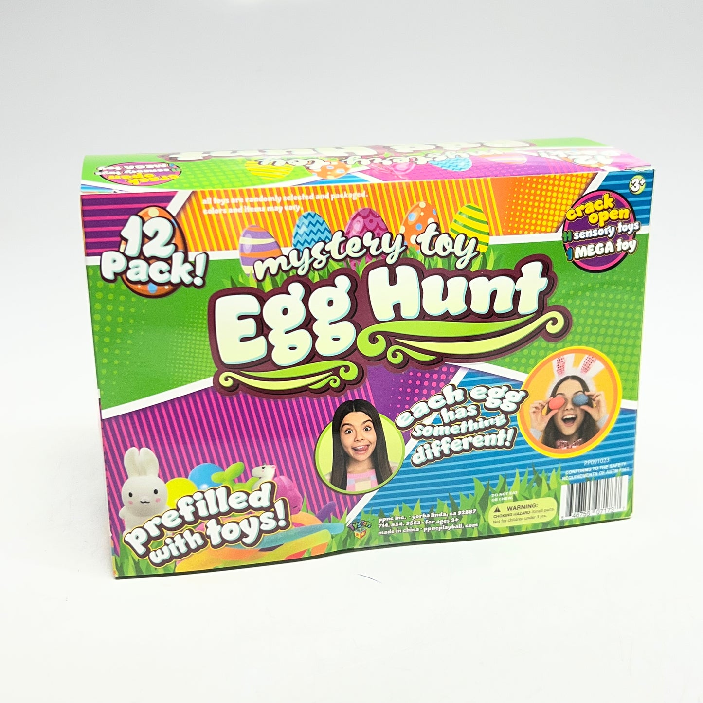 EGG HUNT (2 PACK of 12 Toys Easter) Mystery Toy Easter 12 Pack Various 20244-5