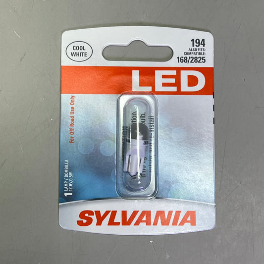 SYLVANIA (2 PACK) SYL LED Mini Bulb Easy Install 12.8V Cool White 194SL.BP