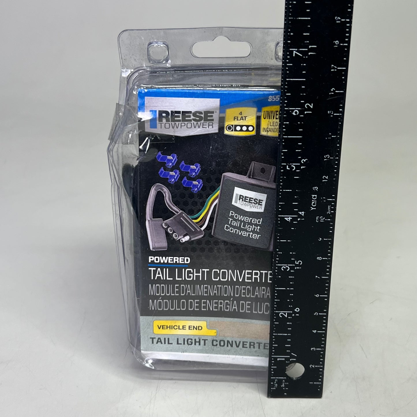 REESE TOWPOWER Powered Tail Light Converter Kit Sz 7" H x 3.5" W 8551200