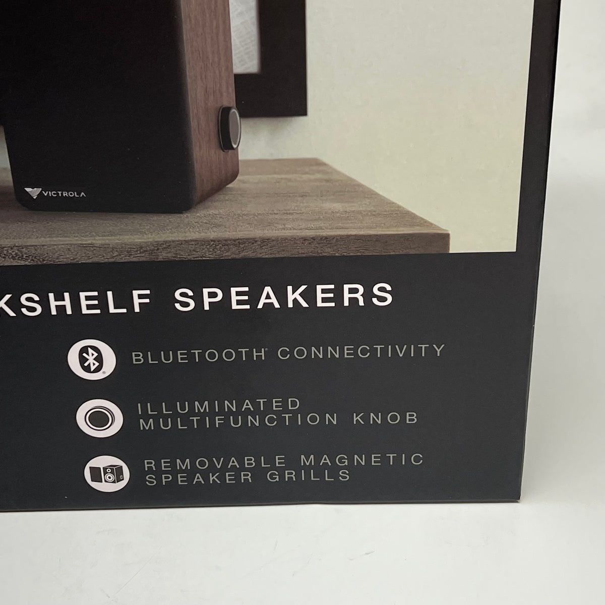 ZA@ VICTROLA Premiere M1 Bookshelf Monitors Sonically Designed Brown VPM-254-ESP (As-Is)
