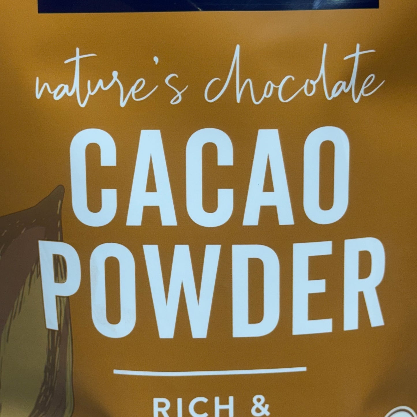 VIVA NATURALS (2 PACK) Cacao Powder Organic 1 lb BB 07/25