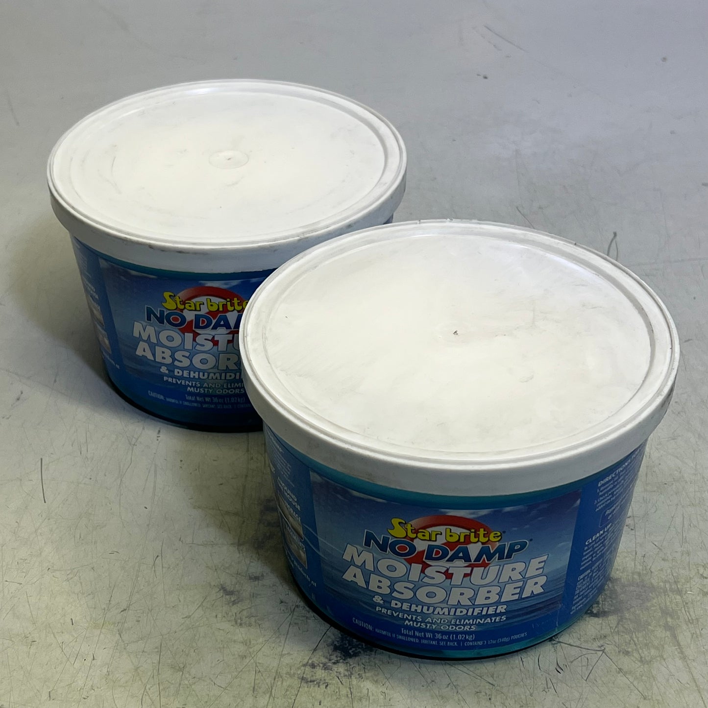 STAR BRITE (2 PACK) No Damp Moisture Absorber Dehumidifier 36 oz White 85401