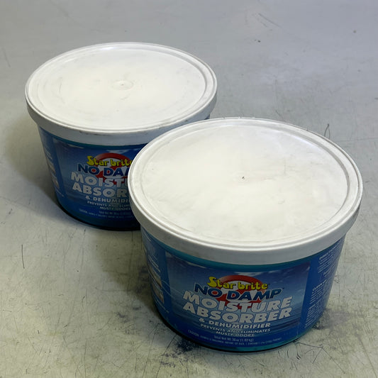 STAR BRITE (2 PACK) No Damp Moisture Absorber Dehumidifier 36 oz White 85401