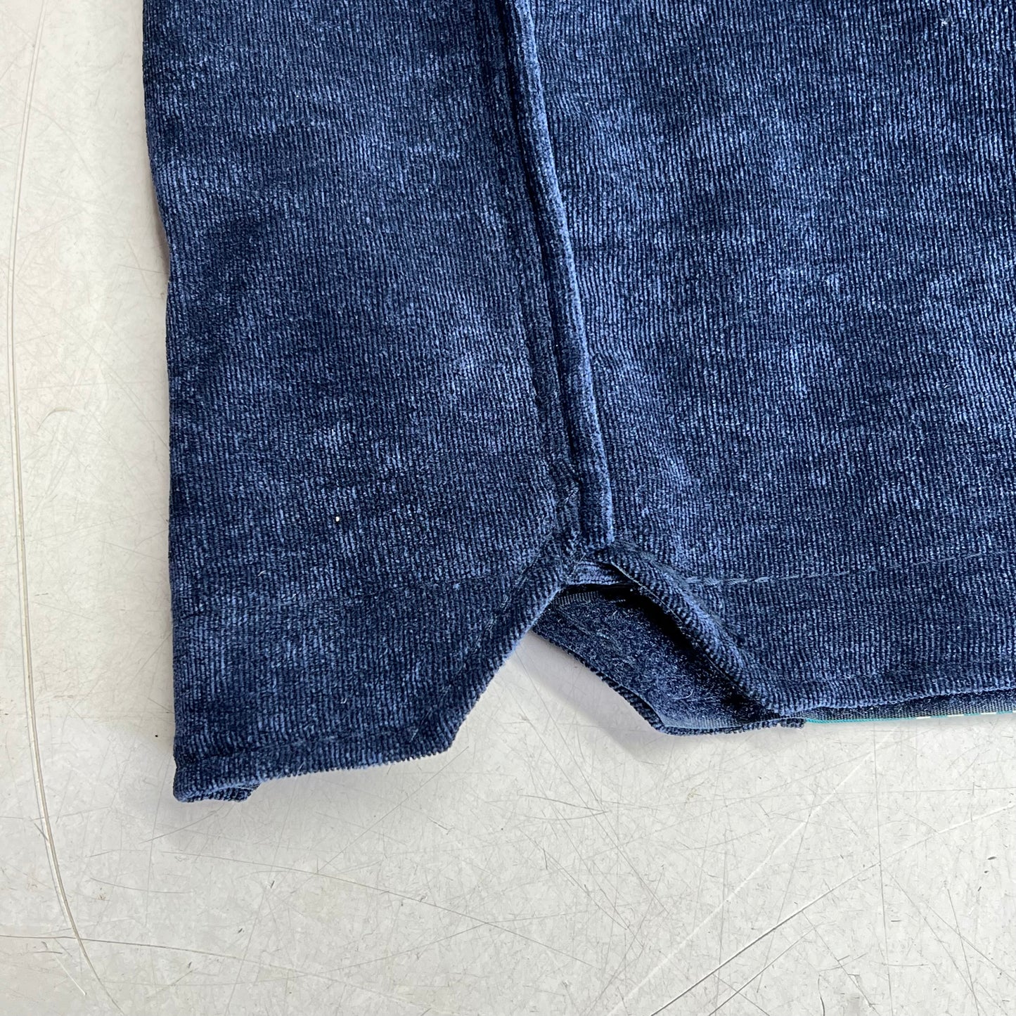 LOVE SAC Deep Angled Side Cover Corded Velvet 29" W X 28.5"T X 6"D Sapphire Navy