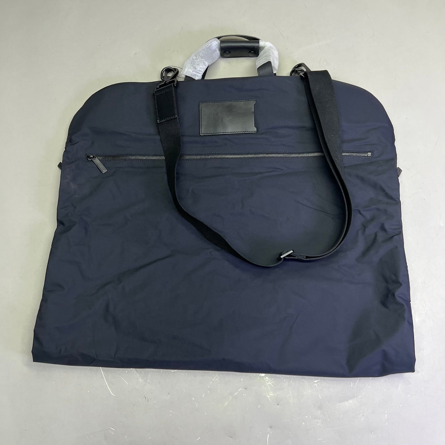 AWAY Garment Bag W/ Extra Carry Strap, Storage Pockets & Canvas Bag Black