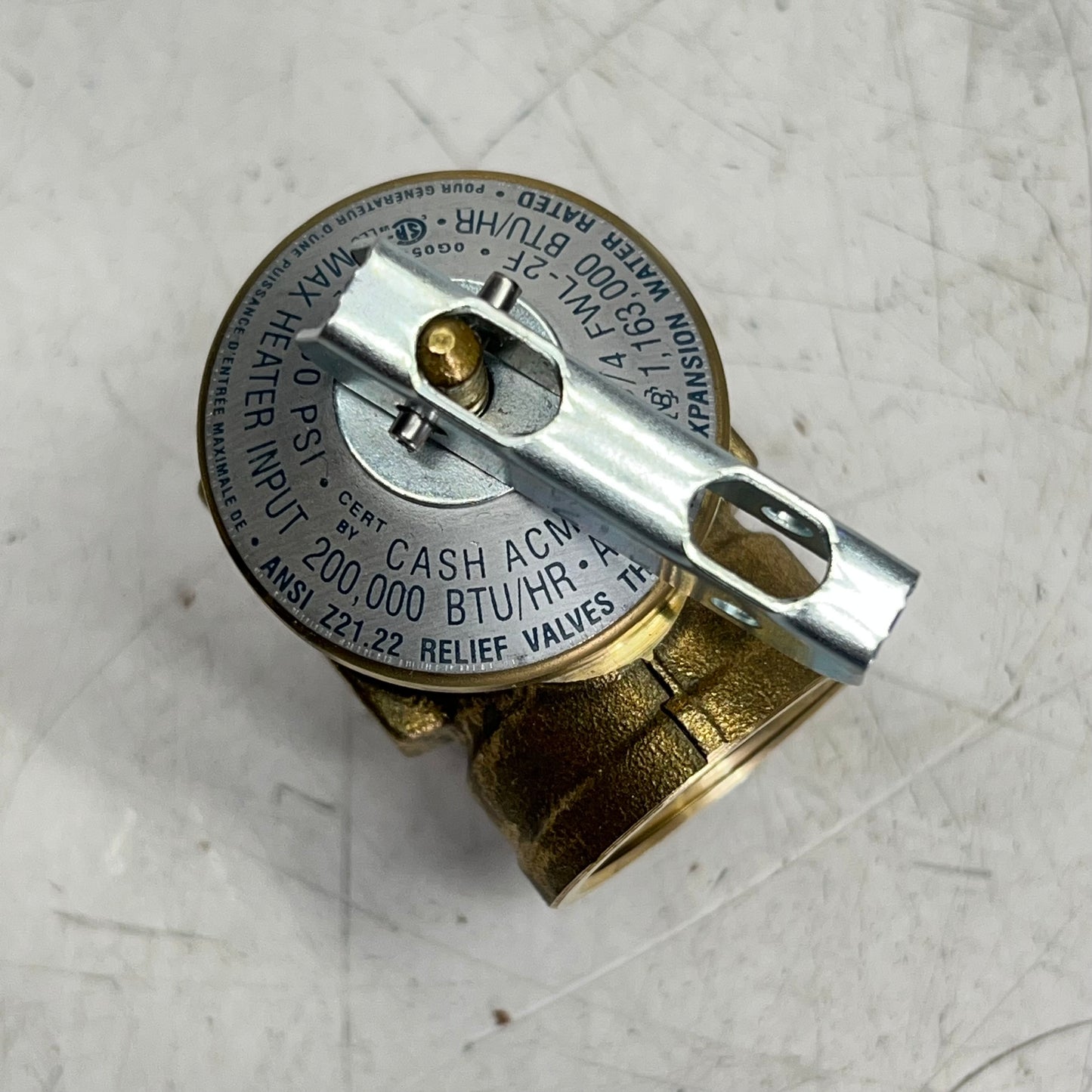 BRASS CRAFT Service Valve Kit W/ Pressure Relief 40 -180°F 125 Psi TWV30RX