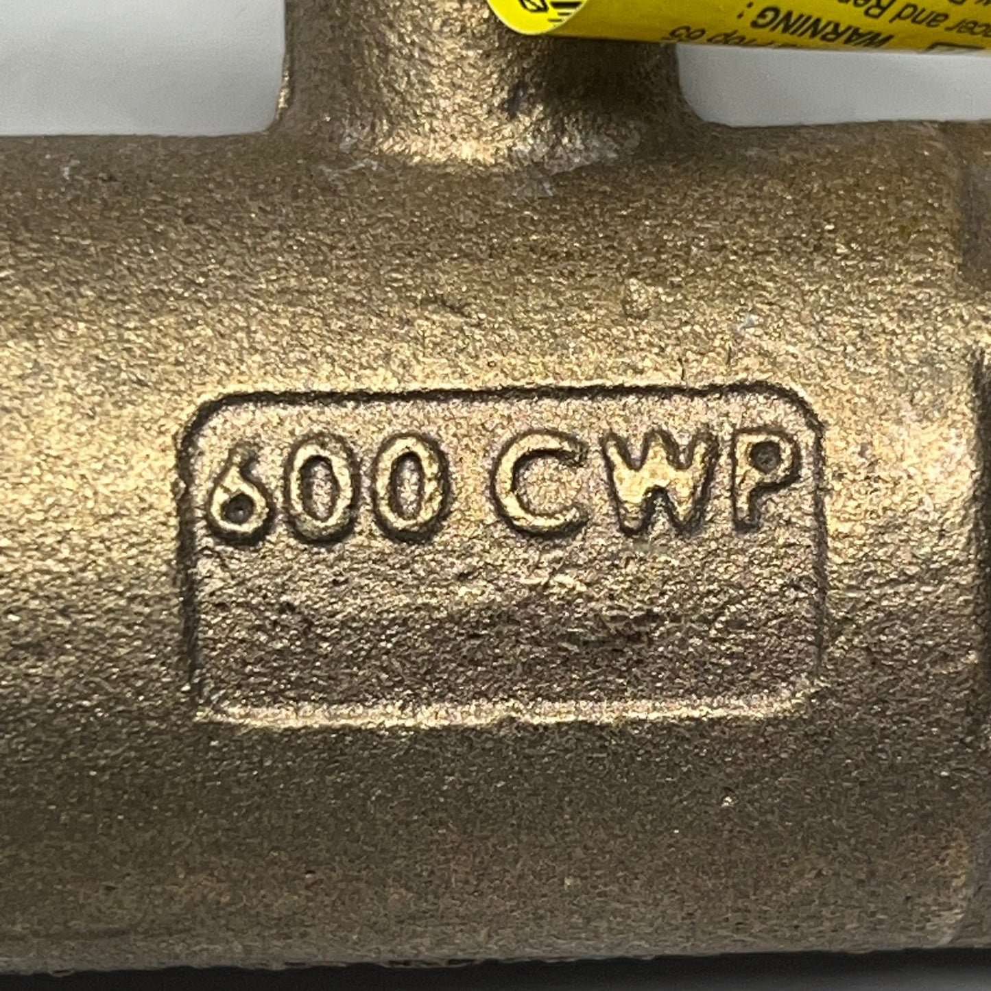 APOLLO Bronze Body 2-Piece Ball Valve W/ Pad Lock 1" 2.2" Top Inlet 75-105-01