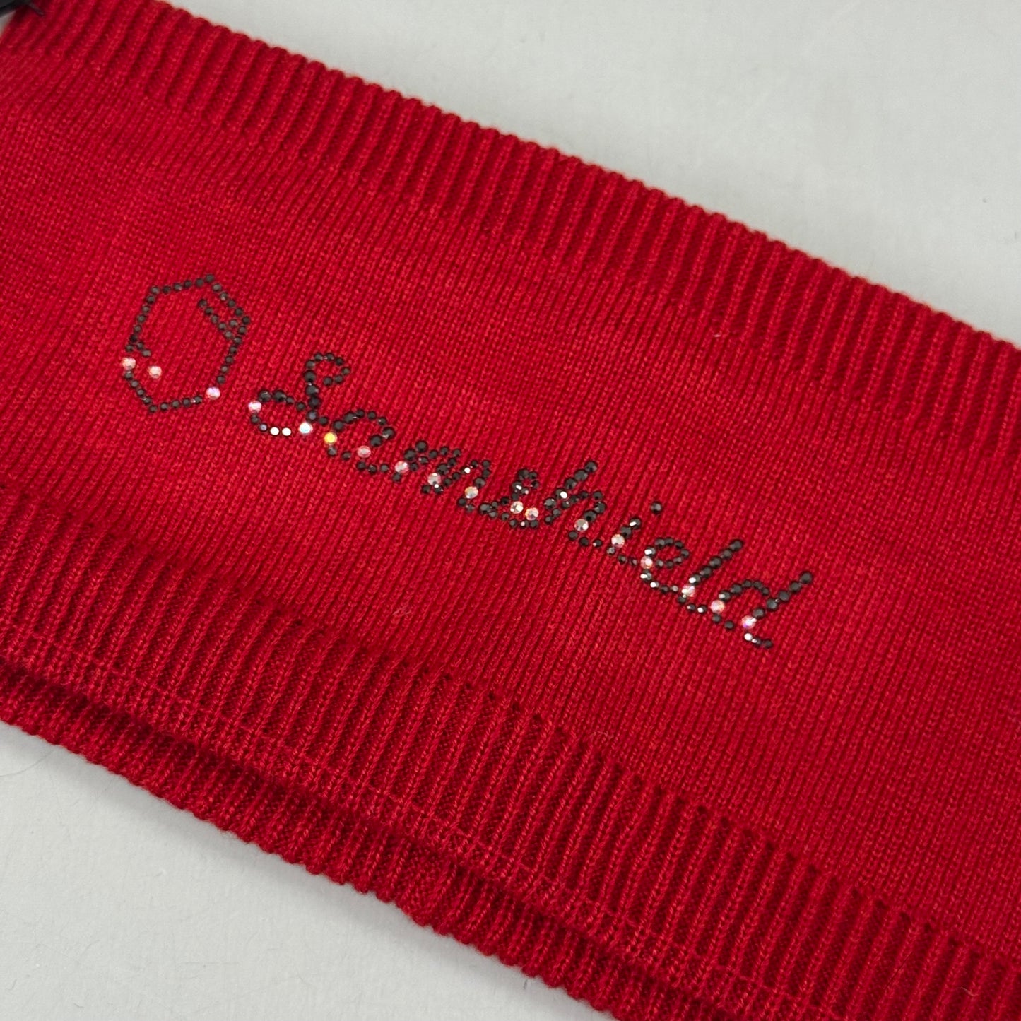 SAMSHIELD Amalie Crystal Equestrian Headband Women's One Size Raspberry