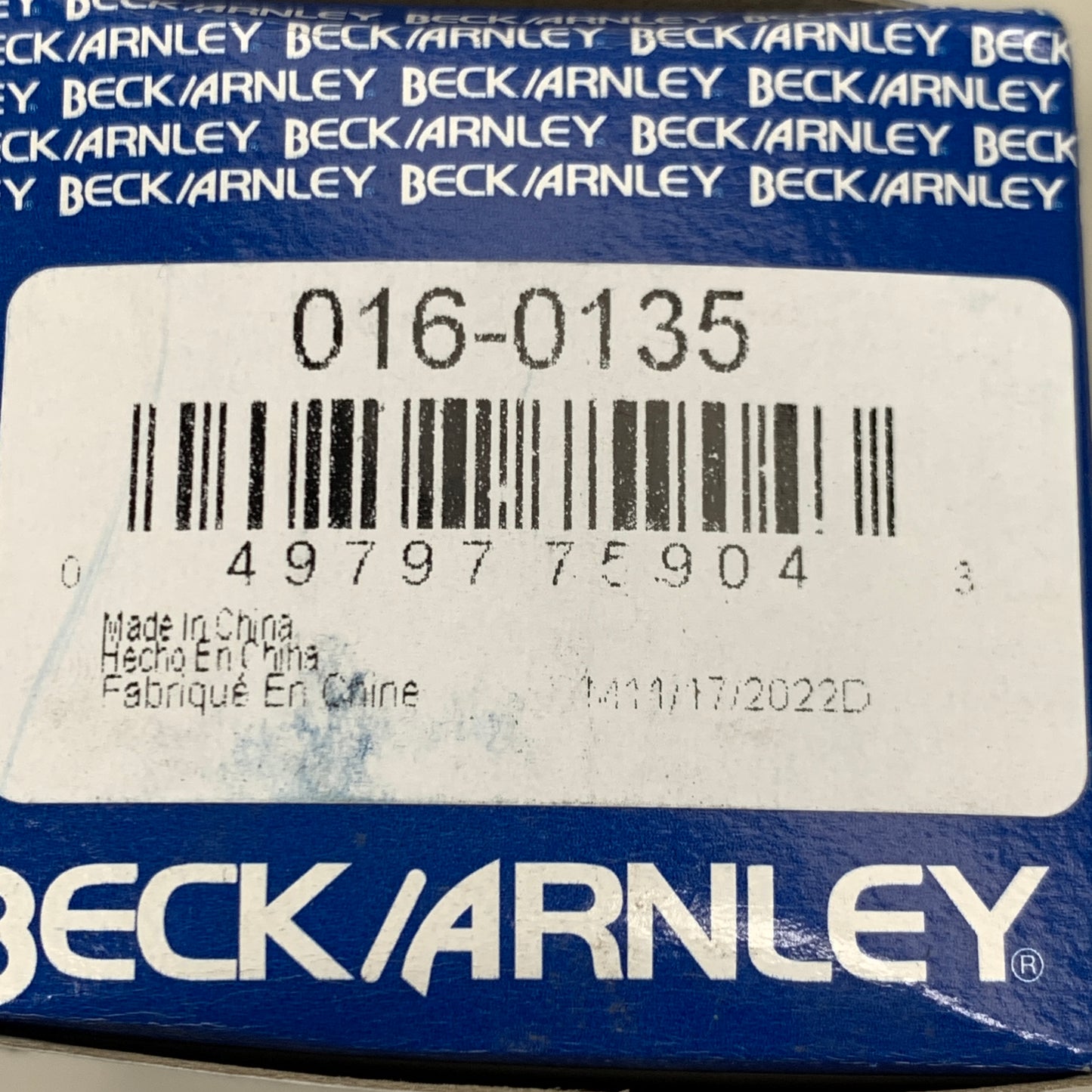 BECK ARNLEY Engine Oil Filler Cap 016-0135