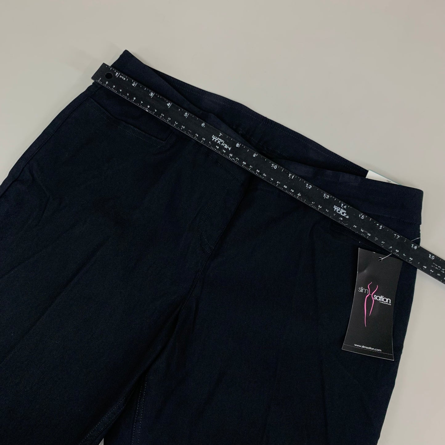 MULTIPLES Ankle Pant Petite Women's Sz 16P Black