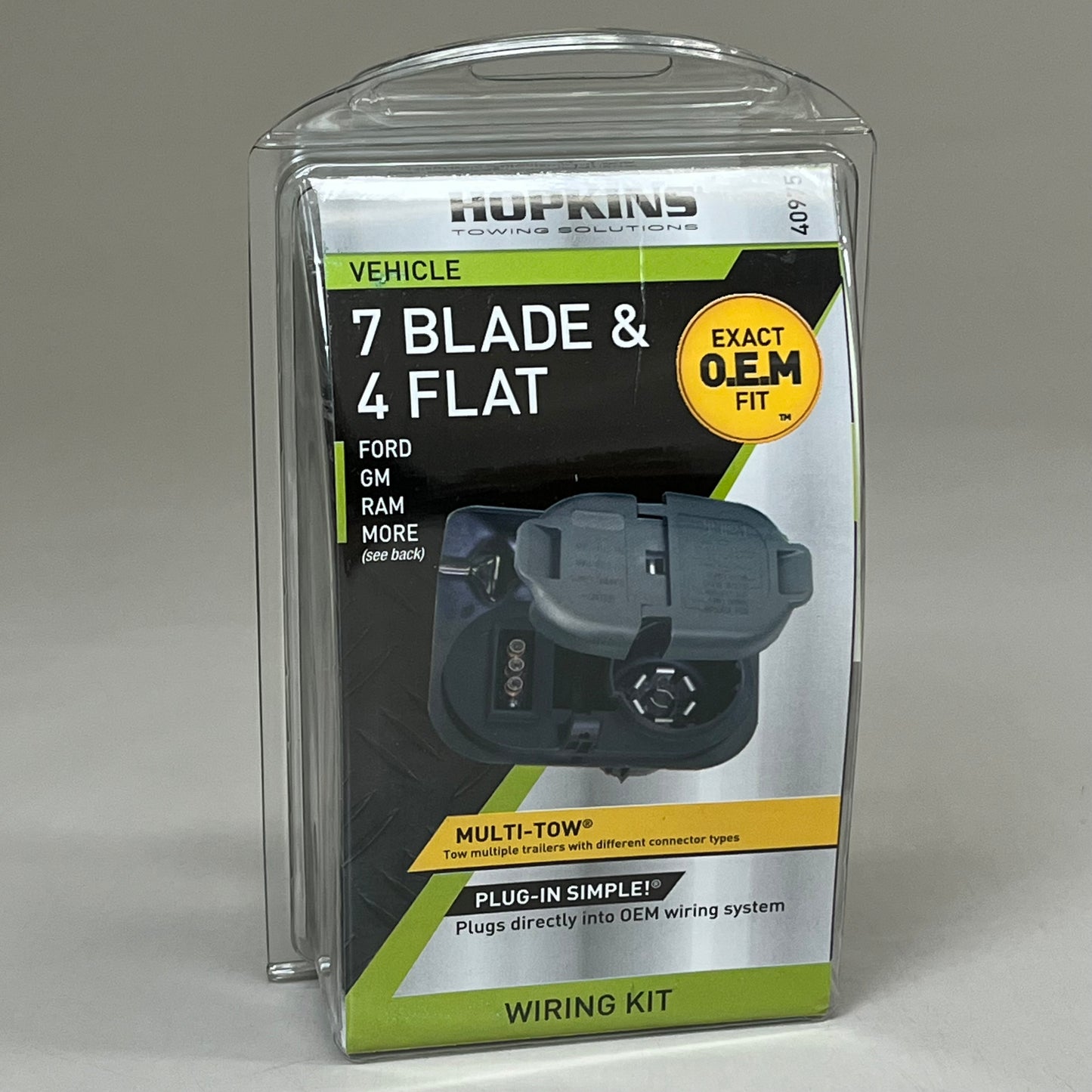 HOPKINS Towing Solutions Hopkins Tow Plug-In Simple Wiring Kit 40975