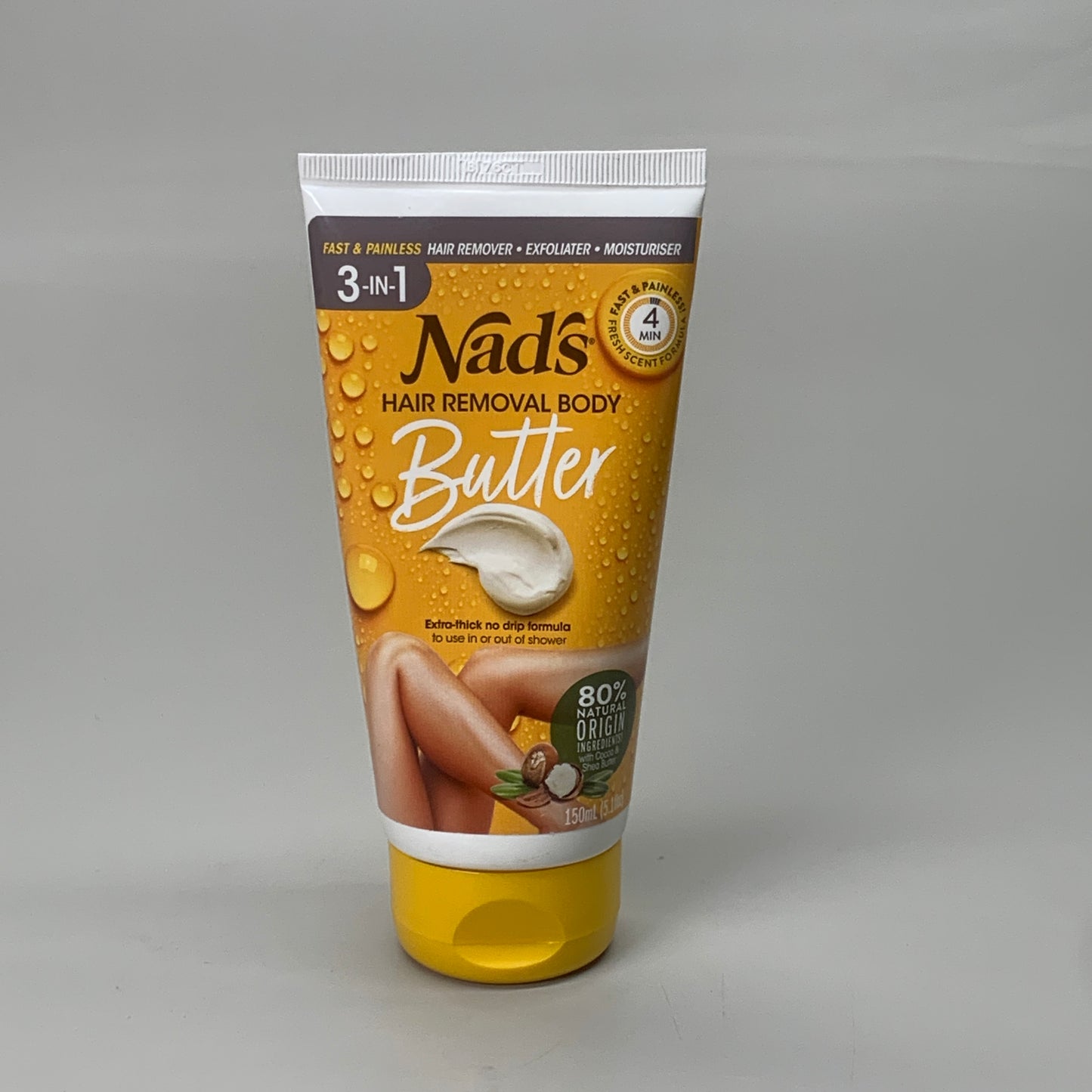 NADS 2 PK Hair Removal 3 in 1 Body Butter Extra Thick Formula 7119EN06