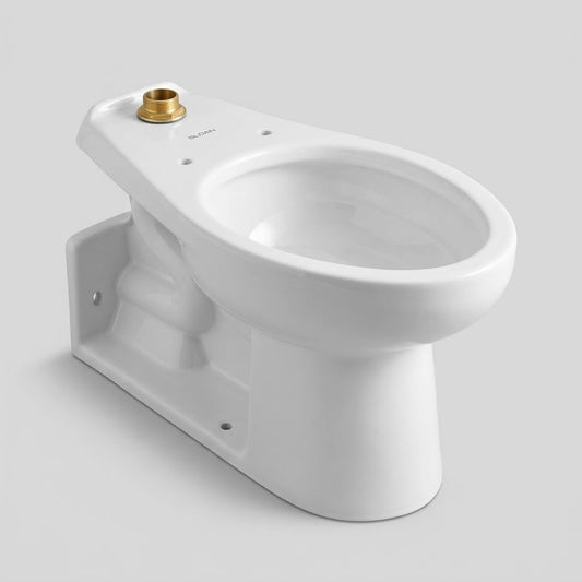SLOAN Commercial Ada Toilet Bowl - Floor Mount Rear Outlet White 1.6 GPF ST2229A