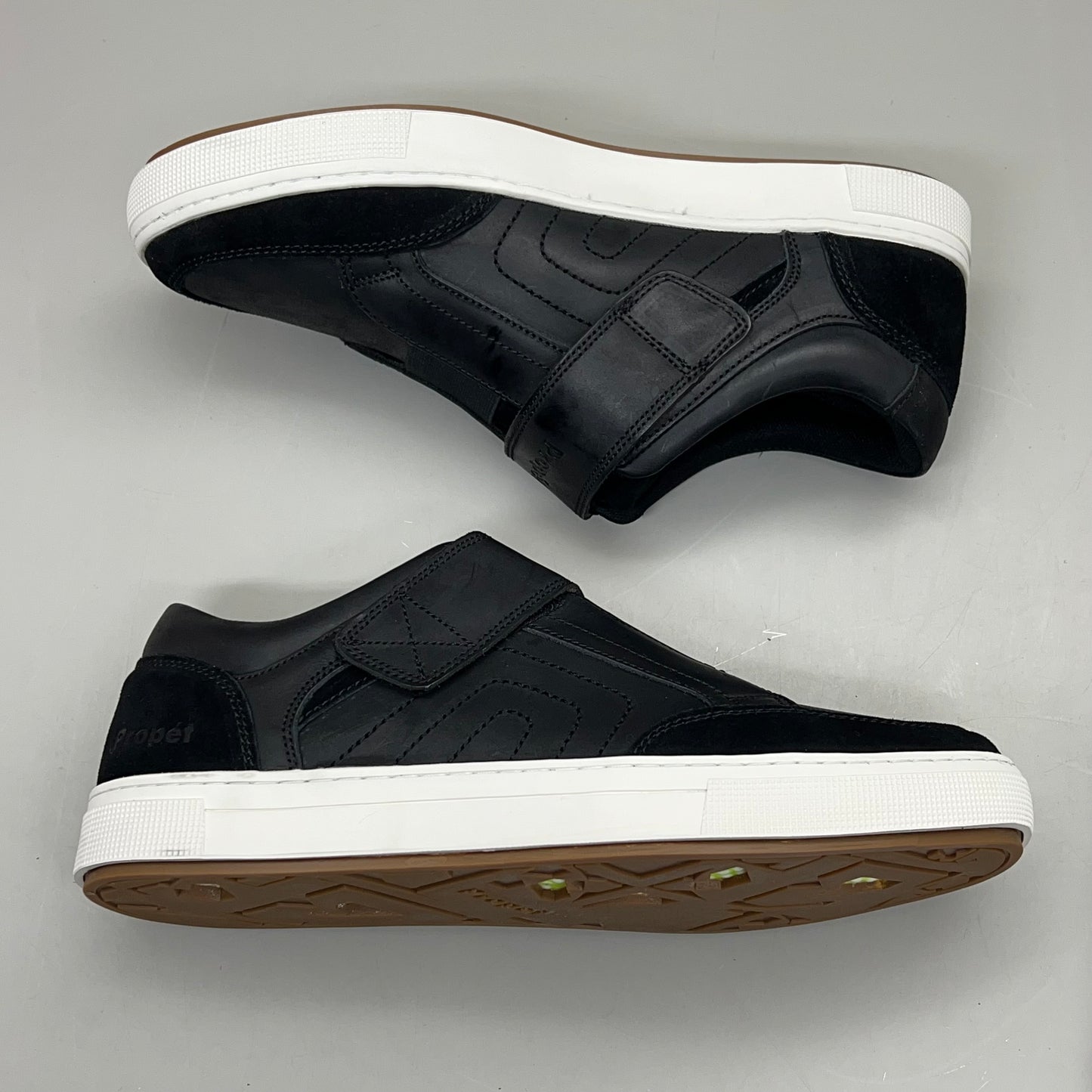 PROPET Kade Strap Sneaker Adjustable Diabetic Men's Sz 12 X(3E) Black MCA043L