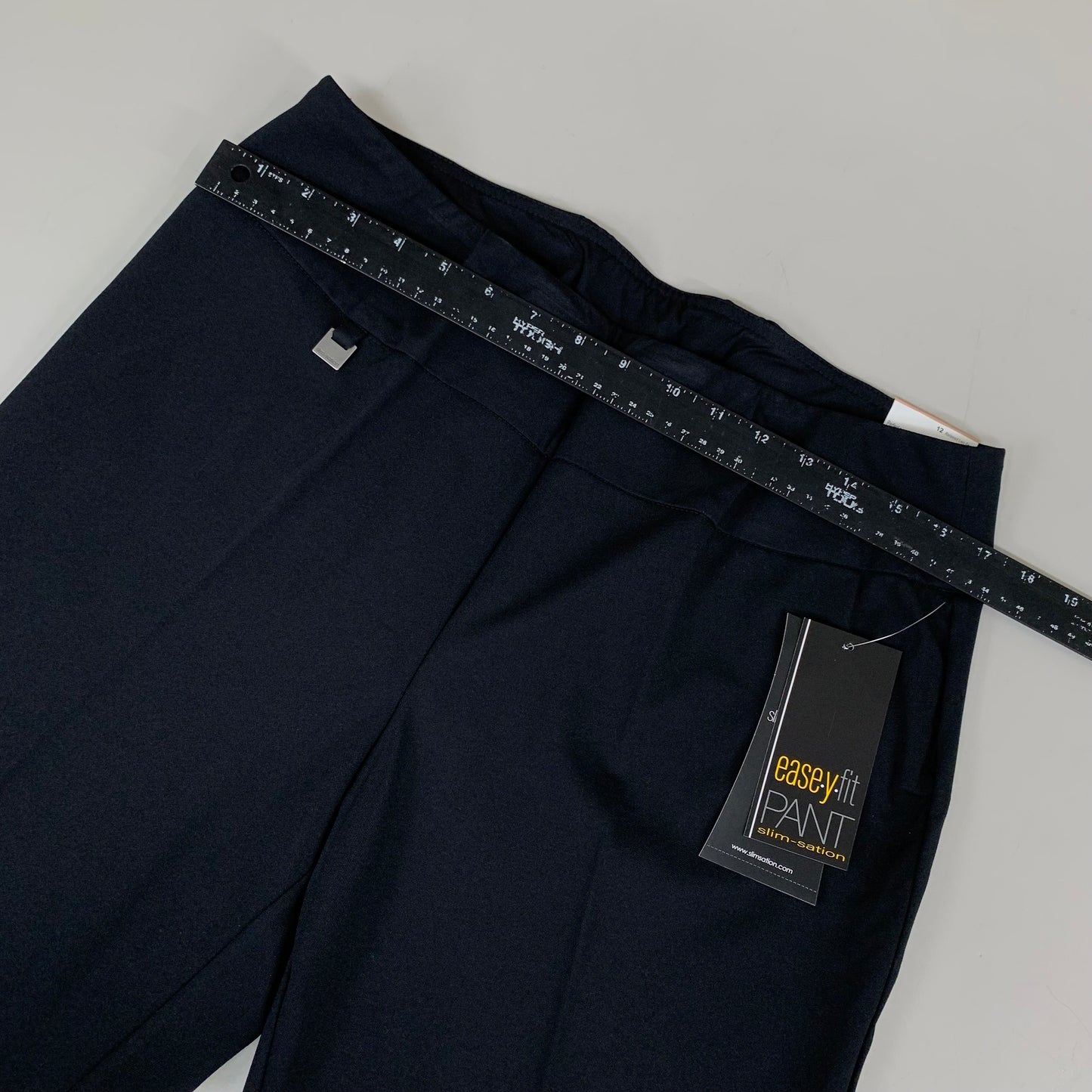 MULTIPLES Relaxed Leg Pant Petite Women's Sz 12 Black