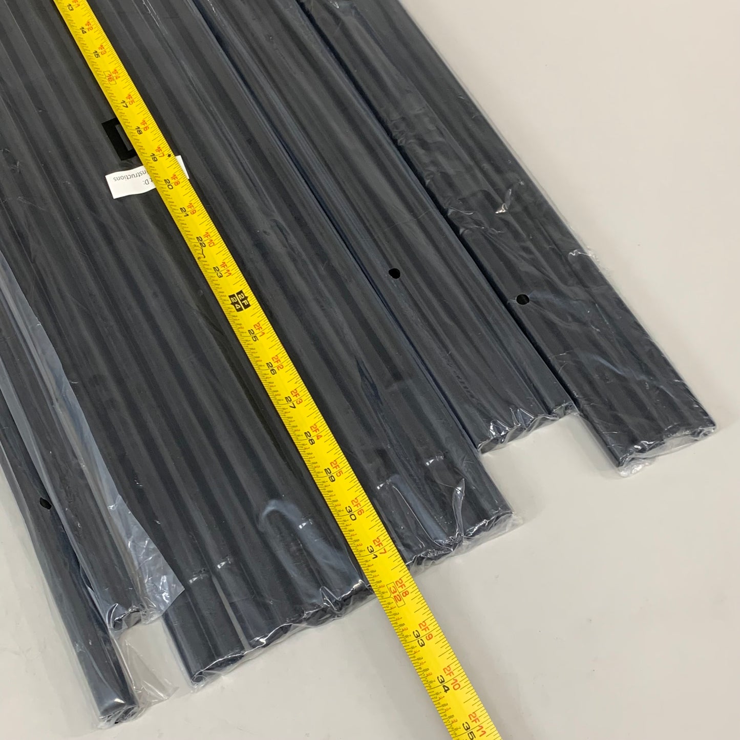 HNS Portable Wardrobe Closet & Metal Hanging Rod 60"Lx19.5"D Black HS-3392-BLK