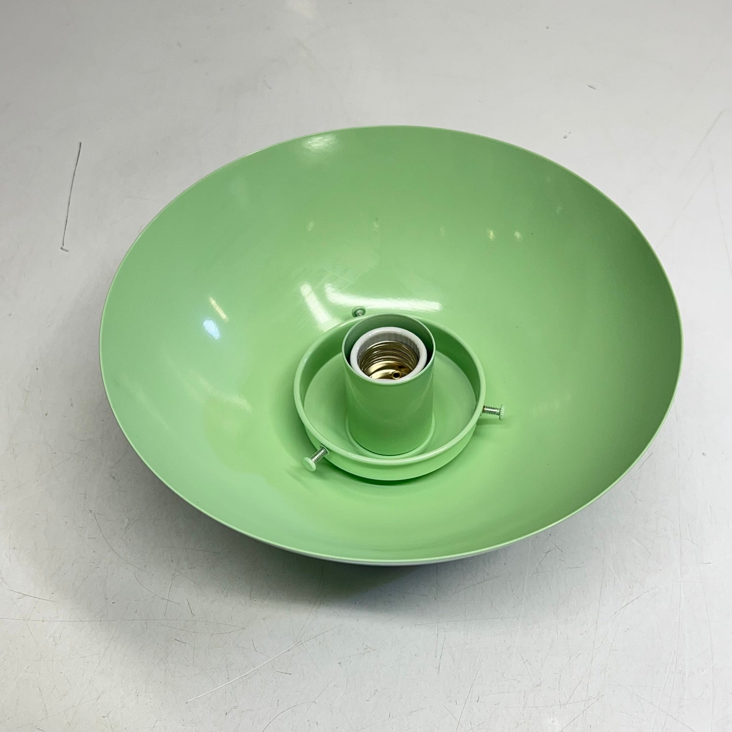 ZA@ (LOT OF 3) Lighting Fixture Parts  Teal/Brown/White