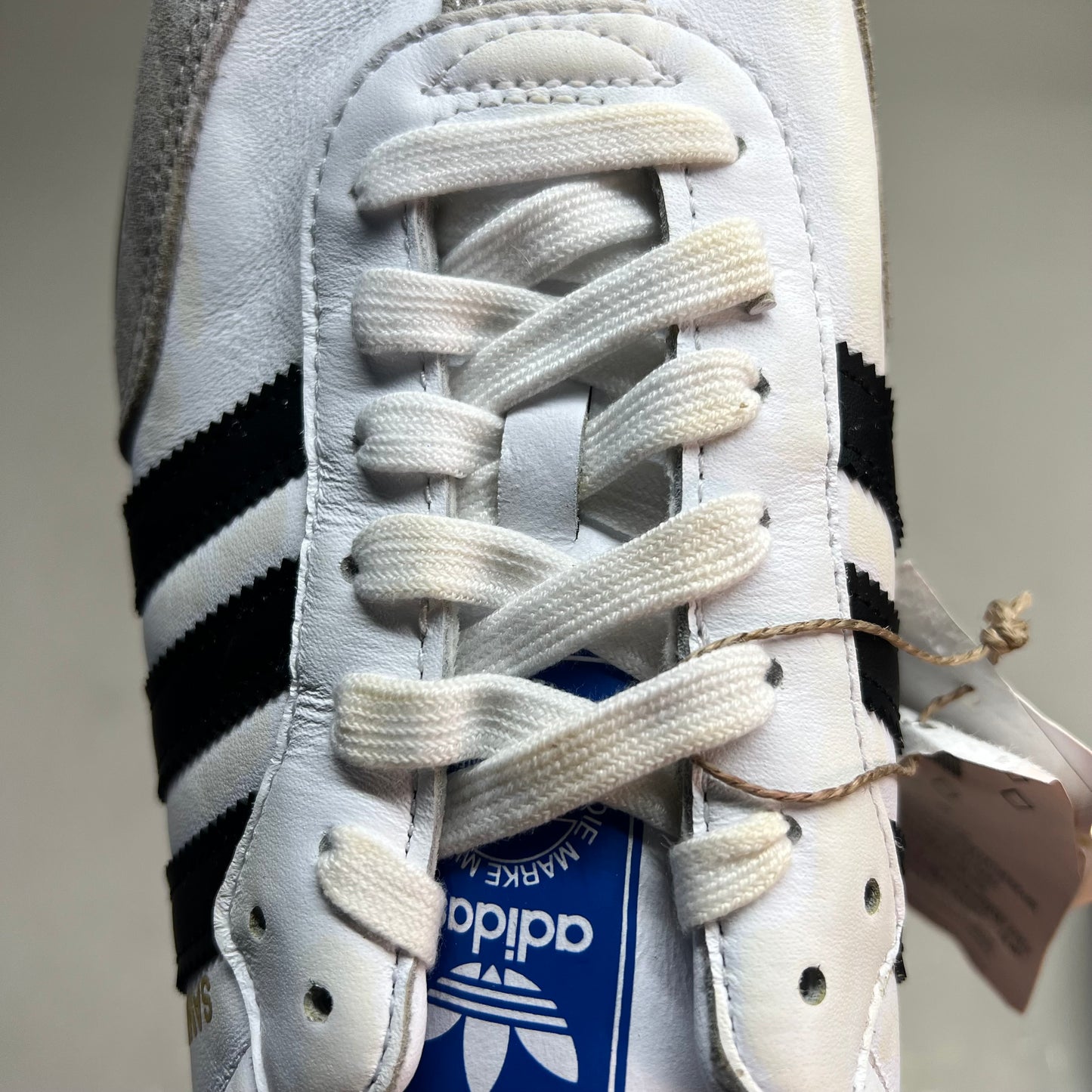 ZA@ ADIDAS Samba OG Sneaker Regular Fit Men's Sz 9.5 Black/White/Grey B75806 (As-is)