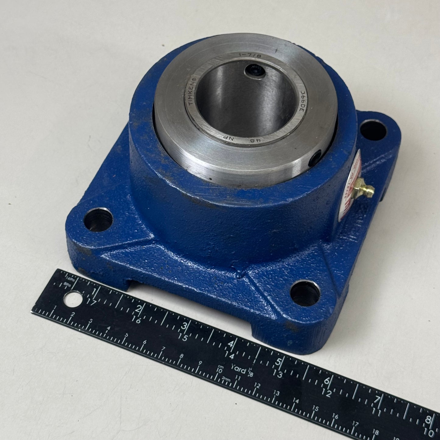 ROYERSFORD Type E 4-Bolt Square Flange Bearing 1-7/8" Tapered Roller 20-05-0114